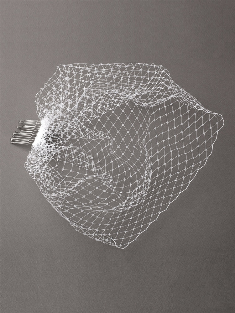 lbba Pretty Vintage Inspired Wedding Birdcage Veil White Pretty Vintage Inspired Wedding Birdcage Veil – La Bella Bridal Accessories