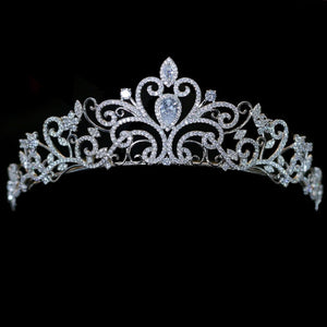 CZ, Tiara, tiaras, cubic zirconia wedding tiara, bridal tiara, zircon, zircon tiara, cz crystal tiara, tiaras, zircon tiara