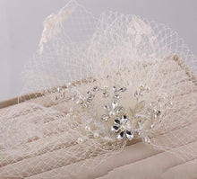 Vintage Couture Russian Net, Pearls & Lace Wedding Veil - La Bella Bridal Accessories