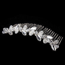 Gorgeous Swarovski Mixed Crystal Silver Bridal Comb