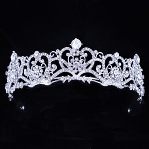 silver bridal tiara,crystal wedding tiara,tiara,crystal bridal tiara,wedding tiara