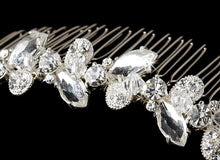 Gorgeous Swarovski Mixed Crystal Silver Bridal Comb