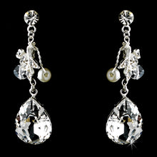 Gorgeous Swarovski Crystal Bridal Necklace Earring Set