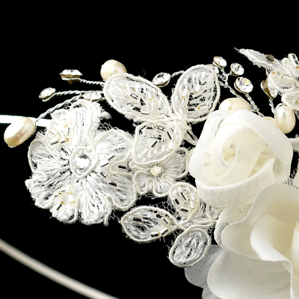 Bridal Headband, wedding headband, bridal hairpiece – La  display picture 2