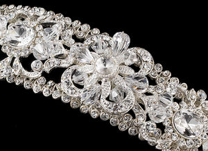 Stunning Swarovski Crystal Bridal Headband - La Bella Bridal Accessories