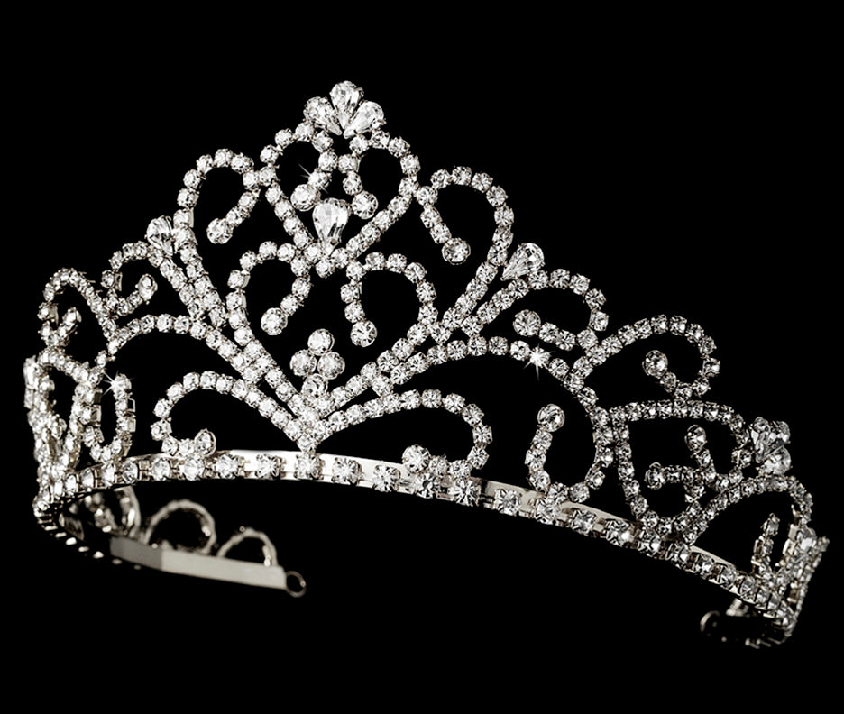 Gorgeous Royal Crystal Zircon Bridal Full Circle Tiara – La Bella Bridal  Accessories