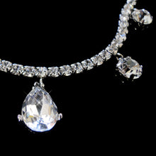 Antique Silver Crystal Kim K Inspired Floral Crystal Headband