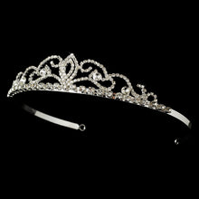 Ornate Silver Crystal Bridal Tiara