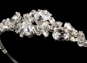 Fantastic Shining Crystal Bridal Tiara or Tiara Set