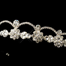 Beautiful Dainty Silver Crystal wedding tiara - La Bella Bridal Accessories