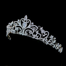 CZ Tiara, tiaras, cubic zirconium wedding tiara, bridal tiara, zircon, zircon tiara, cubic, cubic crystal tiara, tiaras, zircon tiara