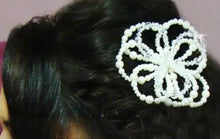 Elegant Freshwater Pearl & Swarovski Crystal Bridal Flower Comb