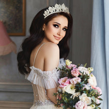 Gorgeous Couture Royal Zircon Crystal Bridal Tiara Crown