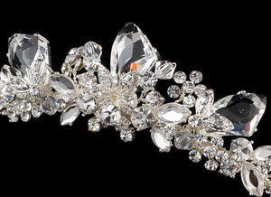 tiara, wedding tiara, tiaras, swarovski tiara, swarovski crystal tiara, silver swarovski bridal tiara, wedding crystal crown, crystal tiara, crystal crown, crystal bridal tiara