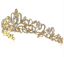 Stunning Royal Zircon Crystal Bridal Tiara Headpiece