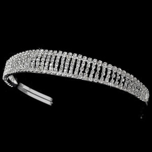 Crystal Bridal Headband Tiara - La Bella Bridal Accessories