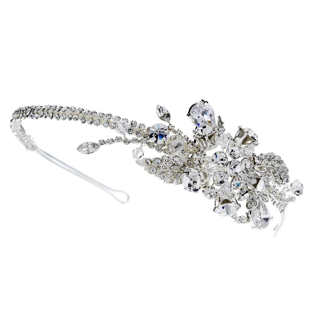 Sparkling Swarovski & Crystal Headband - La Bella Bridal Accessories