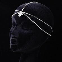 Kim Kardashian Inspired Forehead  Crystal Teardrop Headpiece - La Bella Bridal Accessories