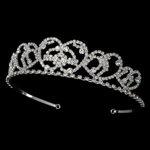 Silver Plated Bridal Headband - La Bella Bridal Accessories