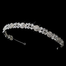 Channel Inspired Crystal Bridal Headband - La Bella Bridal Accessories