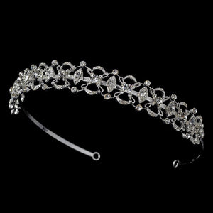 Crystal Encrusted Bridal Headband - La Bella Bridal Accessories