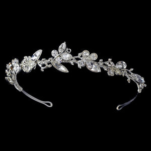 Butterfly Bridal Headband - La Bella Bridal Accessories