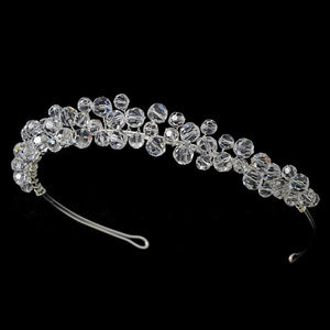 Swarovski Encrusted Bridal Headband - La Bella Bridal Accessories