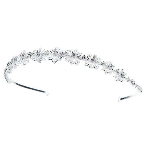 Stunning Crystal Headband Bridal Tiara - La Bella Bridal Accessories