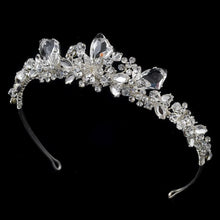 Silver Swarovski Bridal Tiara - La Bella Bridal Accessories