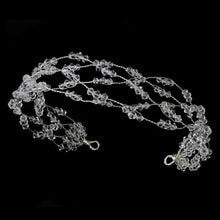 Charming Silver Austrian Crystal Bead Headband - La Bella Bridal Accessories