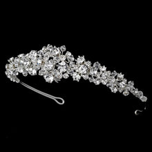 Swarovski Crystal and Crystal Bridal Headband - La Bella Bridal Accessories