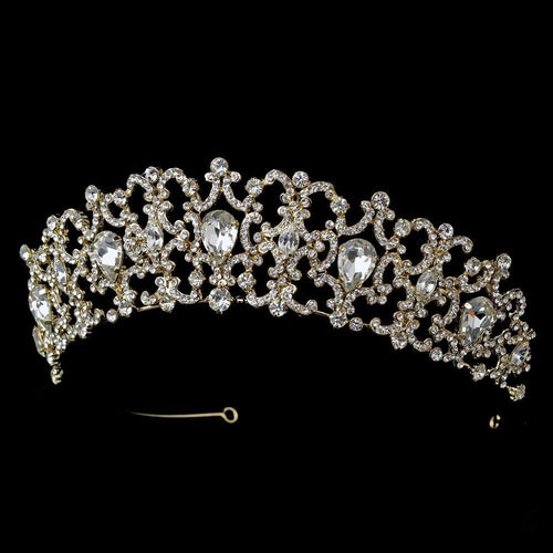 Gold, Headband Headpiece - La Bella Bridal Accessories