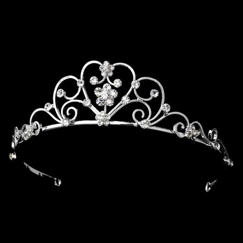 Silver Children's Tiara - La Bella Bridal Accessories