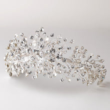 Stunning Hardwired Crystal Wedding Tiara - La Bella Bridal Accessories