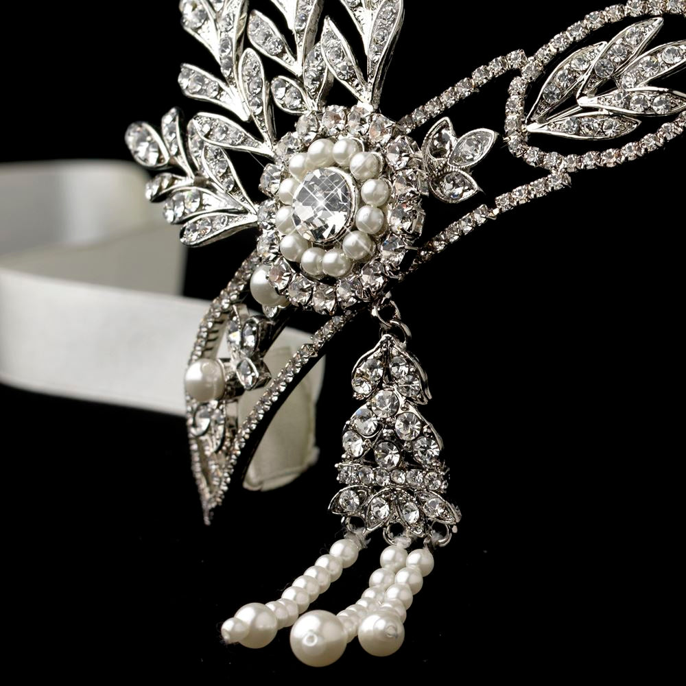 Babeyond® bladmedaillon in jaren 20-stijl. Ronde hoofdband met parels geïnspireerd door de Great Gatsby. Accessoires voor dames (goud Babeyond® bladmedaillon in jaren 20-stijl. Ronde hoofdband met parels geïnspireerd door de Great Gatsby. Accessoires voor dames (goud