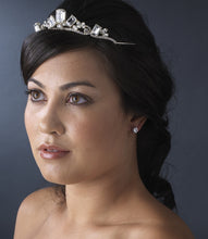 Silver Princess Crystal Majesty Bridal Tiara - La Bella Bridal Accessories