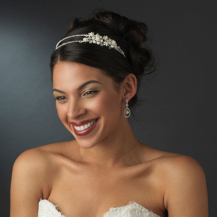 Bridal Headband, wedding headband, bridal hairpiece – La 