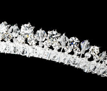 Silver Plated Swarovski Crystal Bridal Headband