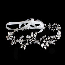 Delicate Lilly Ivory Pearl & Crystal Hair Vine Headband - La Bella Bridal Accessories