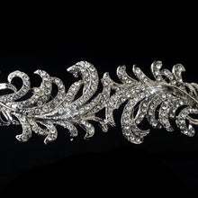 Rhodium Crystal Vine Headband - La Bella Bridal Accessories