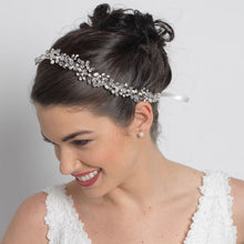 Romantic Crystal Swarovski Freshwater Pearl Bridal Hair Vine