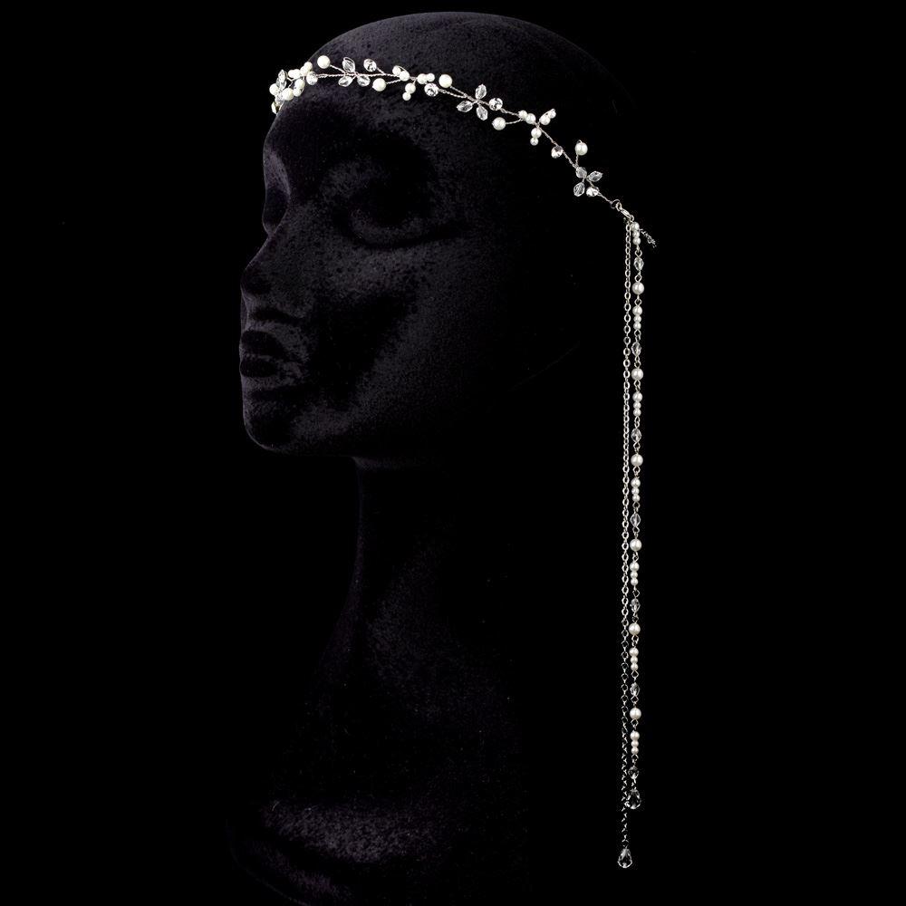 Swarovski Crystal Bohemian Wedding Headpiece - La Bella Bridal Accessories