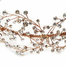 Stunning Hand-Wired Crystal Couture Bridal Hair Vine Headband - La Bella Bridal Accessories