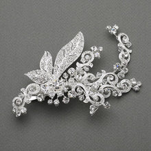 Vintage Crystal Bridal Hair Clip - La Bella Bridal Accessories