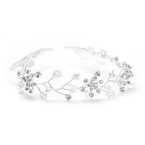Swarovski Crystal Bridal Hair Vine - La Bella Bridal Accessories