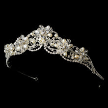 Swarovski Crystal & Freshwater Pearl Tiara Bridal Jewelry Sets