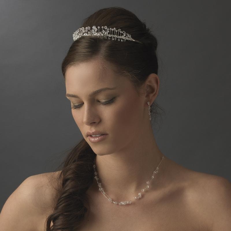 Beautiful Swarovski Crystal Tiara - La Bella Bridal Accessories