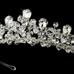 swarovski crystal tiara, swarovski bridal crown, crystal wedding crown, crystal tiara, crystal crown
