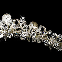 Fabulous Silver Crystal Tiara Headpiece - La Bella Bridal Accessories