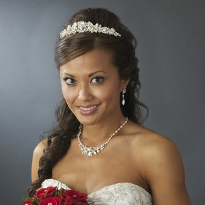 swarovski crystal tiara, swarovski wedding tiara, golden crystal crown, gold bridal crown, crystal bridal tiara, wedding tiara